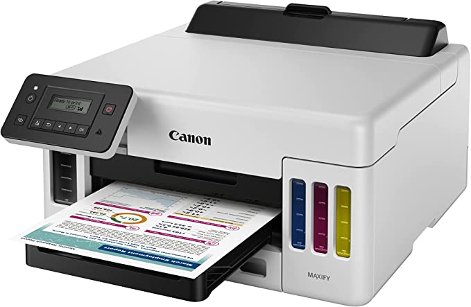 Canon MAXIFY GX5070 - A4 Wi-Fi Refillable Ink Tank Business Duplex Printer. Wi-Fi & Wi-Fi Direct, Apple Airprint™ and Mopria™