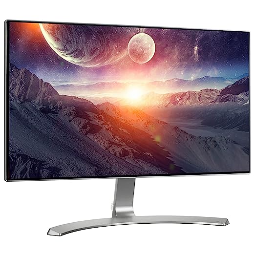 24MP88HV-LG 23.8 inch (60.45 cm) Borderless LED 1920x1080 Pixels Monitor - Full HD, IPS Panel with VGA, HDMI, Audio in/Out Ports