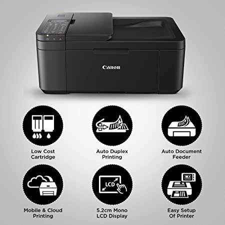 Canon E4570 All-in-One Wi-Fi Ink Efficient Colour Printer
