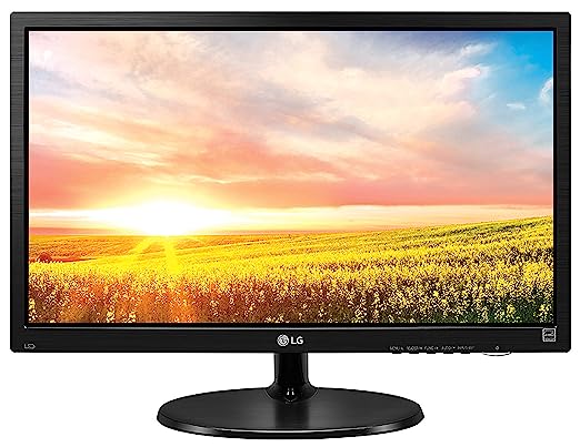 20M39H -LG , 19.5 Inch (49.53 Cm) Hd, 1366 X 768 Pixels Tn Panel LCD Monitor with Hdmi & Vga Port, Wall Mount, 3 Year Warranty (Black)