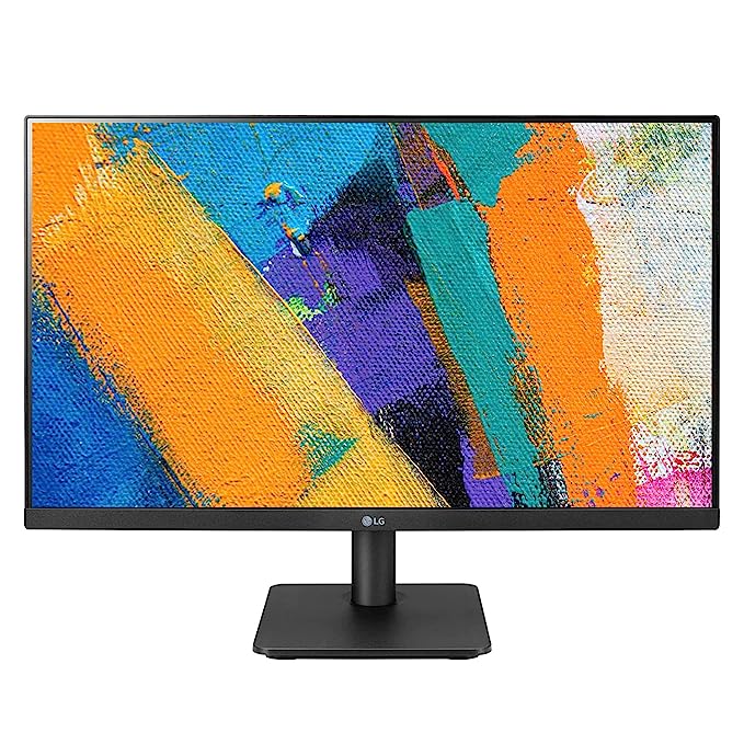 24MP400 W-LG 24 Inches (60 Cm) LCD 1920 X 1080 Pixels IPS Monitor - Full Hd, with Vga, Hdmi, Audio Out Ports, AMD Freesync, 75 Hz (Black)