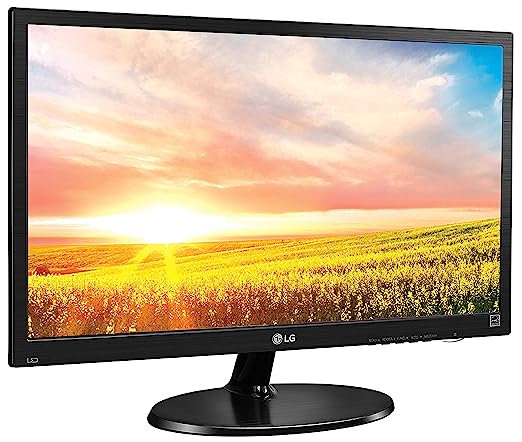 20M39H -LG , 19.5 Inch (49.53 Cm) Hd, 1366 X 768 Pixels Tn Panel LCD Monitor with Hdmi & Vga Port, Wall Mount, 3 Year Warranty (Black)