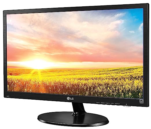 20M39H -LG , 19.5 Inch (49.53 Cm) Hd, 1366 X 768 Pixels Tn Panel LCD Monitor with Hdmi & Vga Port, Wall Mount, 3 Year Warranty (Black)