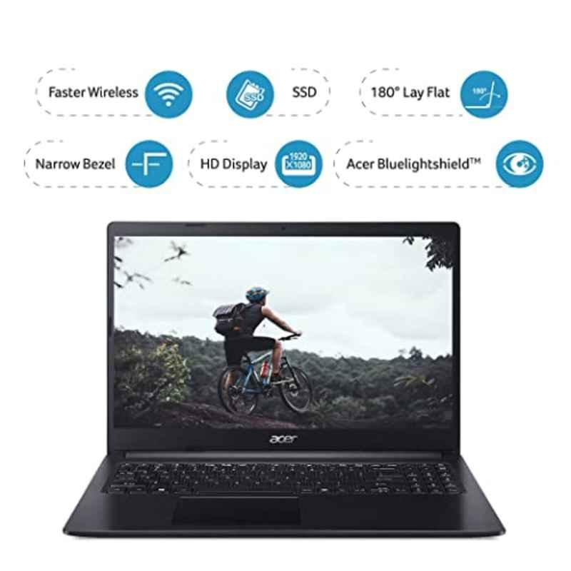 NX.EFTSI.007-Acer Extensa 15 EX215-31 Intel® Pentium® Silver N5030 Processor 4 GB DDR4 RAM 256GB PCIe NVMe SSD Intel® UHD Graphics 605 W11 15.6″ FHD Acer ComfyView LED LCD Shale Black