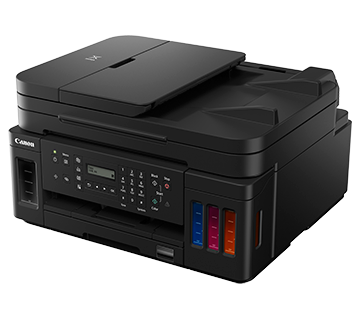 Canon Pixma G7070 All-in-One Wireless Ink Tank Color Printer with Network, FAX and ADF (Black)