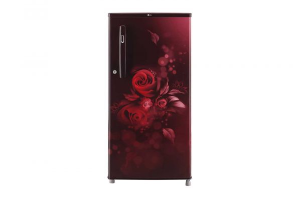 GL-B199OSED-LG 185 L Direct Cool Single Door 3 Star Refrigerator with Fast Ice Making (Scarlet Euphoria, )
