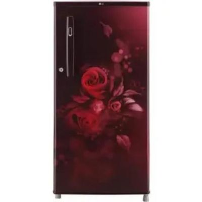 GL-B199OSED-LG 185 L Direct Cool Single Door 3 Star Refrigerator with Fast Ice Making (Scarlet Euphoria, )
