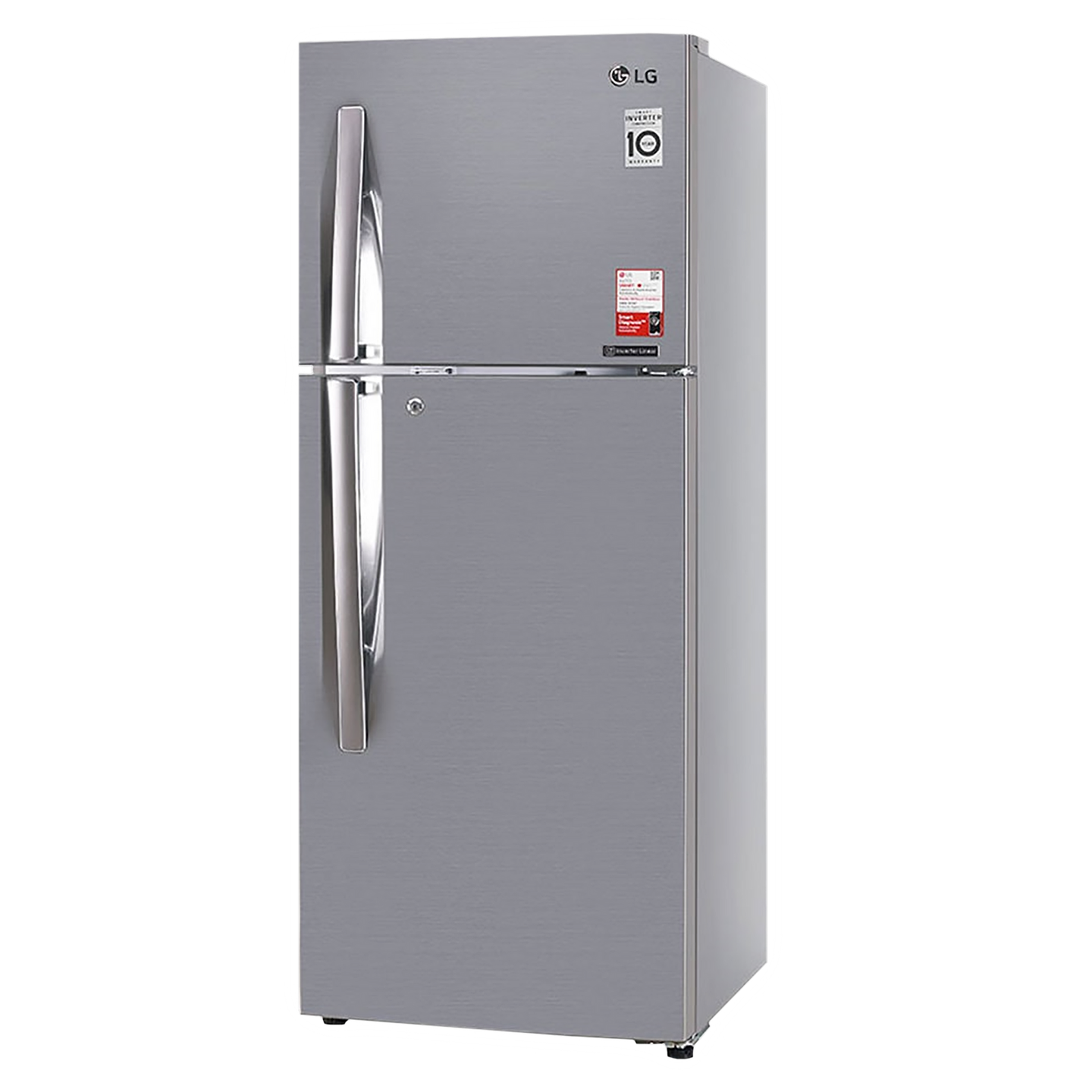 GL-S292RPZY-LG 260 Litres 2 Star Frost Free Double Door Convertible Refrigerator with Multi Air Flow System ( Shiny Steel)