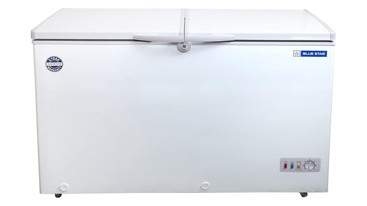 Blue Star CHFK350DGS Half Cooler Half Freezer 350 Liter (Cooler cum Freezer) White color