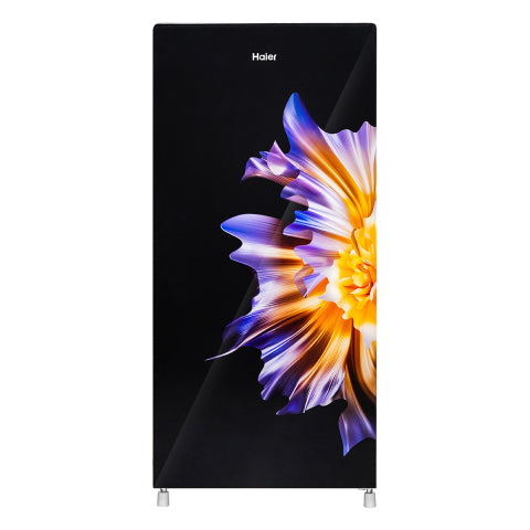 Haier-HRD-2103CZG-P 190 L, 3 Star, Zoom Glass Finish Direct Cool Single Door Refrigerator