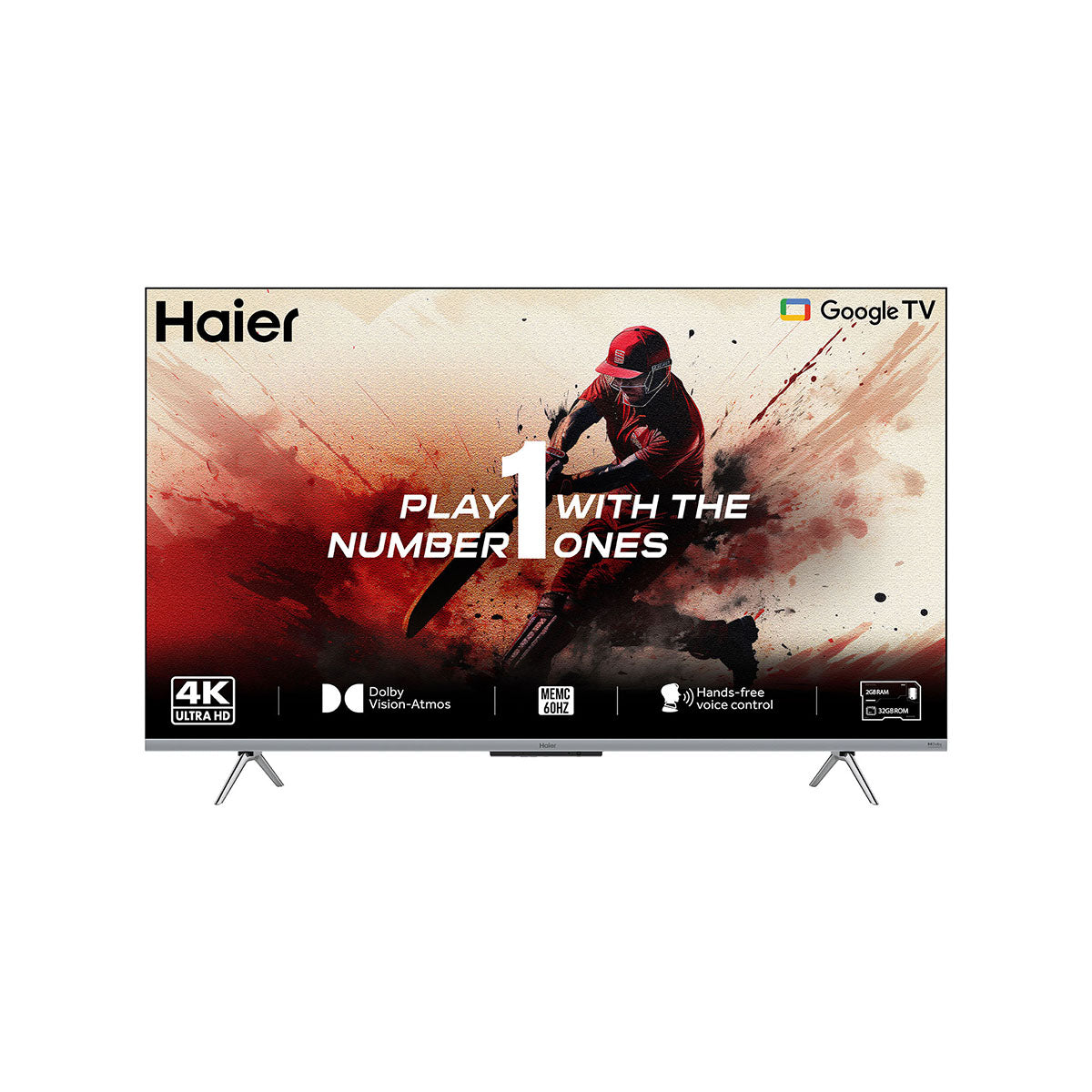 Haier 55P7GT 4K Smart Google TV 55 Inch With Hands Free Voice Control