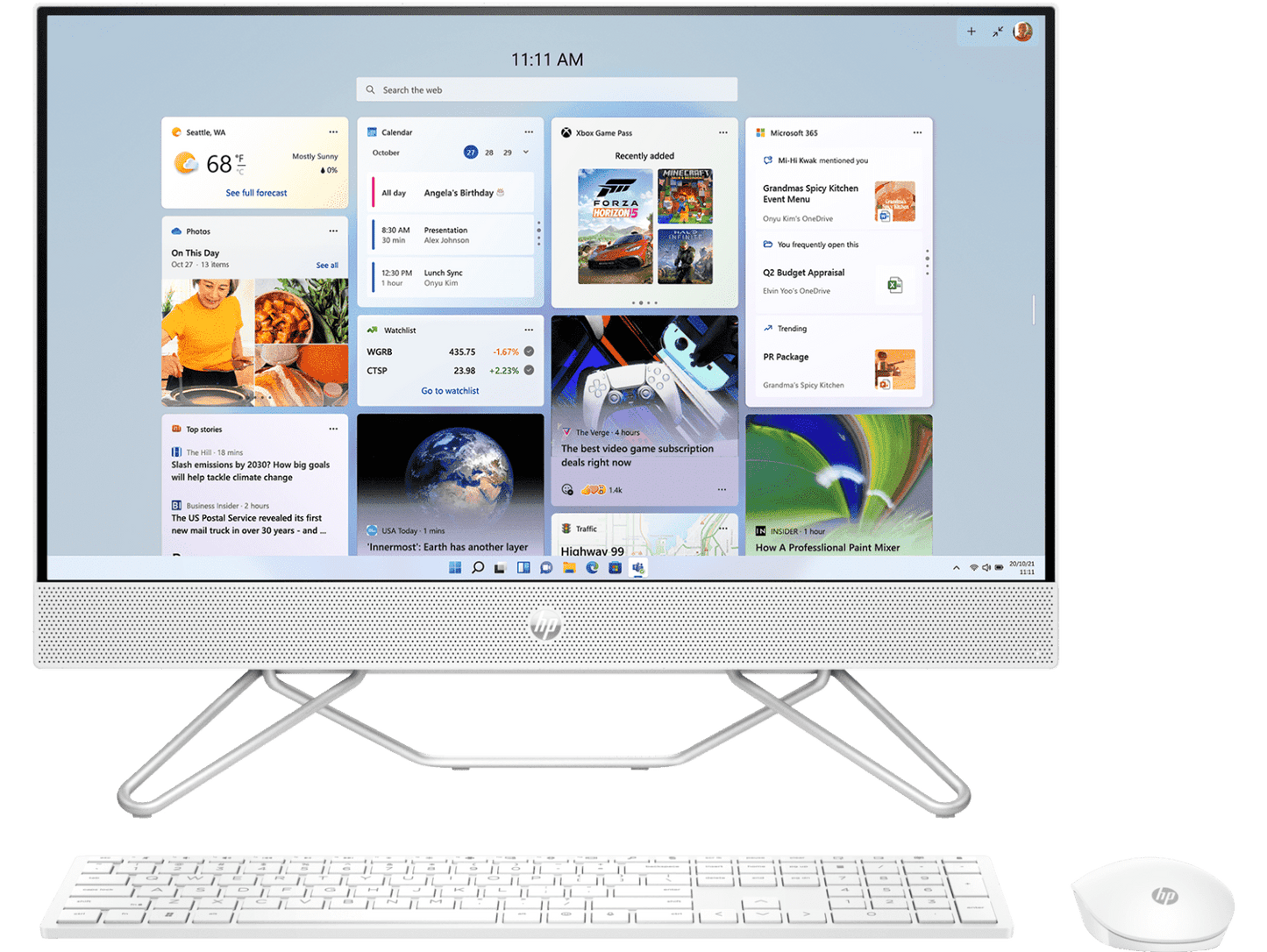 HP 60.5 cm (23.8) All-in-One Desktop PC 24-cb1901in