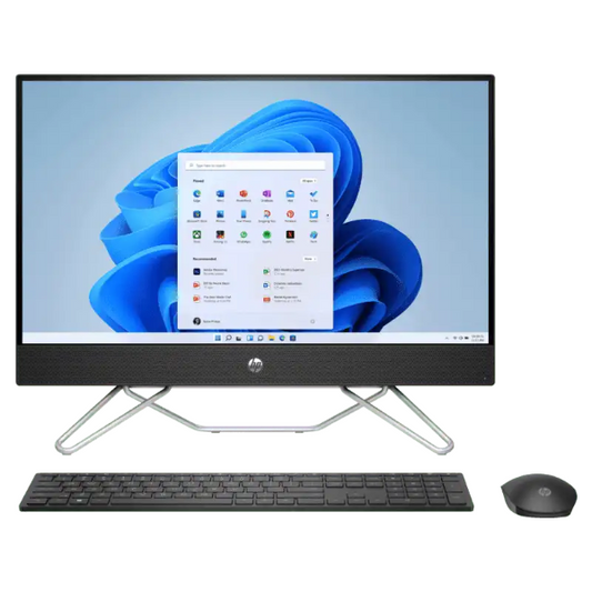 HP All-in-One 24-cb1802in All-in-One PC 12th Generation Intel® Core™ i3 processor| Windows 11 Home| 60.5 cm (23.8) diagonal FHD display| 8 GB DDR4-3200 MHz RAM (1 x 8 GB)| 512 GB Intel® PCIe® NVMe™ SSD| Intel® UHD Graphics