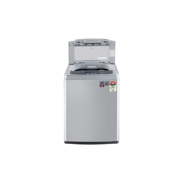 T75SKSF1Z-LG 7.5 Kg 5 Star Smart Inverter Fully-Automatic Top Load Washing Machine , Middle Free Silver, TurboDrum | Smart Motion)