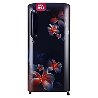 GL-B201ABPD-LG 185 L 3 Star Direct-Cool Single Door Refrigerator (Blue Plumeria, Moist 'N' Fresh, Gross Volume- 190 L)