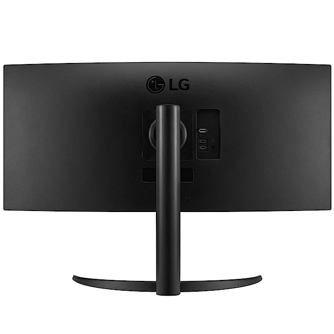 34WP65C-LG 86cm Ultra Wide Curved Gaming LCD Monitor 160Hz 1ms -QHD (2K 3440 x 1440 Pixels) sRGB HDR 10 Color Calibrated, Free Sync Premium, HDM1, 2 DP, 7W Speaker, Tilt & Height Adjust - Black