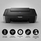 Canon Pixma E470 All-in-One Inkjet Printer (Black)
