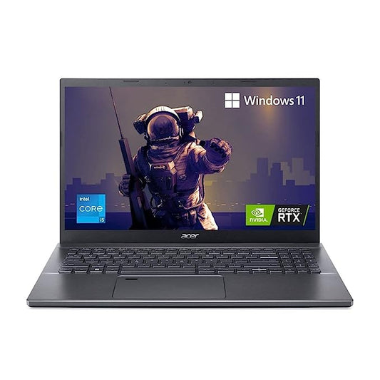 NX.K9TSI.002-Acer Aspire 5 Gaming Intel Core i5 12th gen (12-Cores) (8 GB/512 GB SSD/Windows 11 Home/4 GB Graphics/NVIDIA GeForce RTX 2050) A515-57G/ Gaming Laptop (15.6 inch, Steel Gray 1.8 Kg