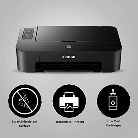 Canon Pixma TS207 Single Function Inkjet Printer (Black)