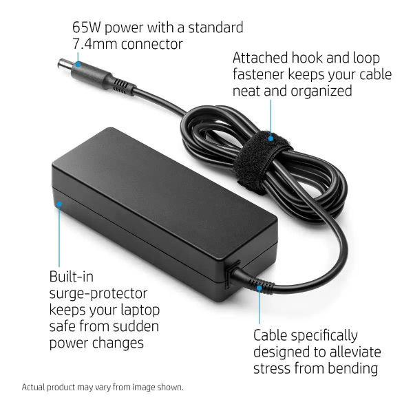 HP 65W 7.4MM NON-EM AC ADAPTER.