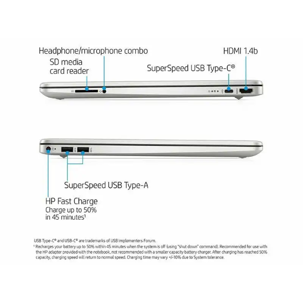 HP Laptop 39.6 cm 15s-fq5007TU