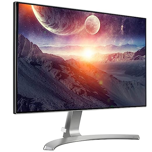 24MP88HV-LG 23.8 inch (60.45 cm) Borderless LED 1920x1080 Pixels Monitor - Full HD, IPS Panel with VGA, HDMI, Audio in/Out Ports and in-Built Speakers -(Silver/White)