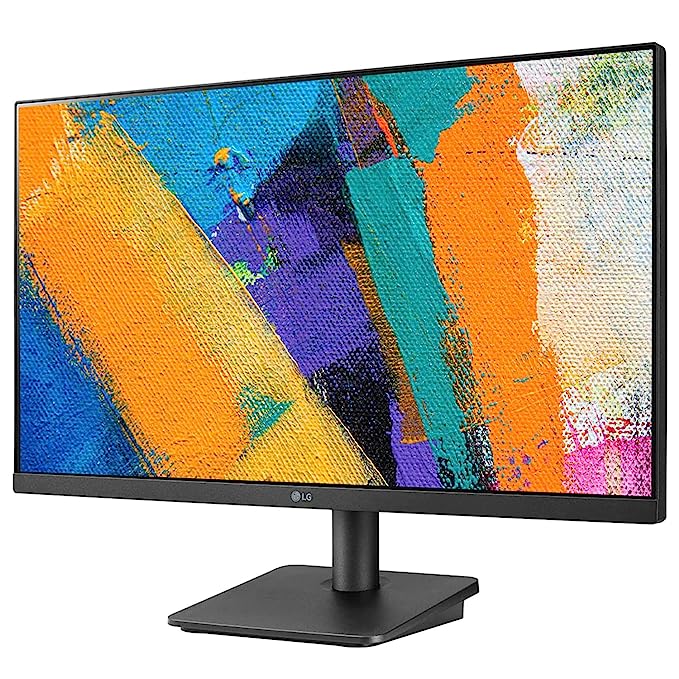 24MP400 W-LG 24 Inches (60 Cm) LCD 1920 X 1080 Pixels IPS Monitor - Full Hd, with Vga, Hdmi, Audio Out Ports, AMD Freesync, 75 Hz (Black)
