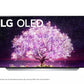LG C1 55 (139 cm) 4K Smart OLED TV - OLED55C1PTZ| Self-lighting OLED: Perfect Black, Intense Color, Infinite Contrast| α9 Gen 4 AI Processor 4K with AI Picture Pro & AI Sound Pro| Dolby Vision IQ, Dolby Atmos & Filmmaker Mode