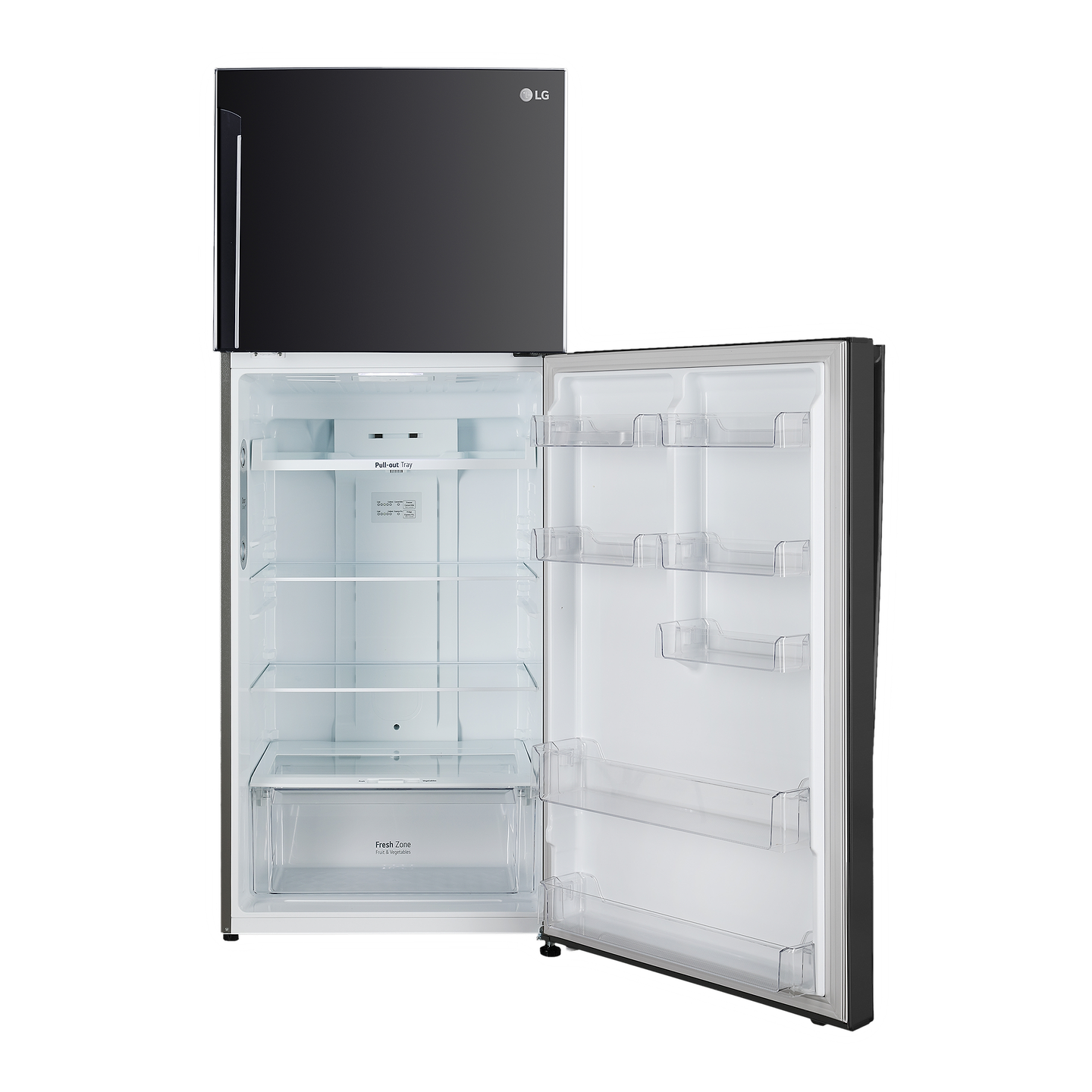 GL-T502AESY-LG 471 Litres 2 Star Frost Free Double Door Convertible Refrigerator with Smart Diagnosis  (Ebony Sheen)