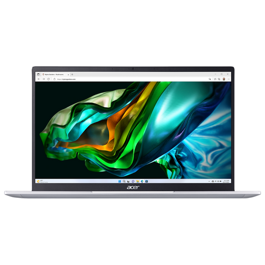 NX.KDHSI.001-Acer Aspire 3 15 Intel Core i3 N305 (8 GB/ 512 GB SSD/ Windows 11 Home/ MS Office Home and Student) 39.6 cm (15.6") Full HD Laptop, Pure Silver, A315-510P. 1.7 KG